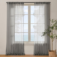 Laurent Sheer Concealed Tab Top Curtains (Set of 2)